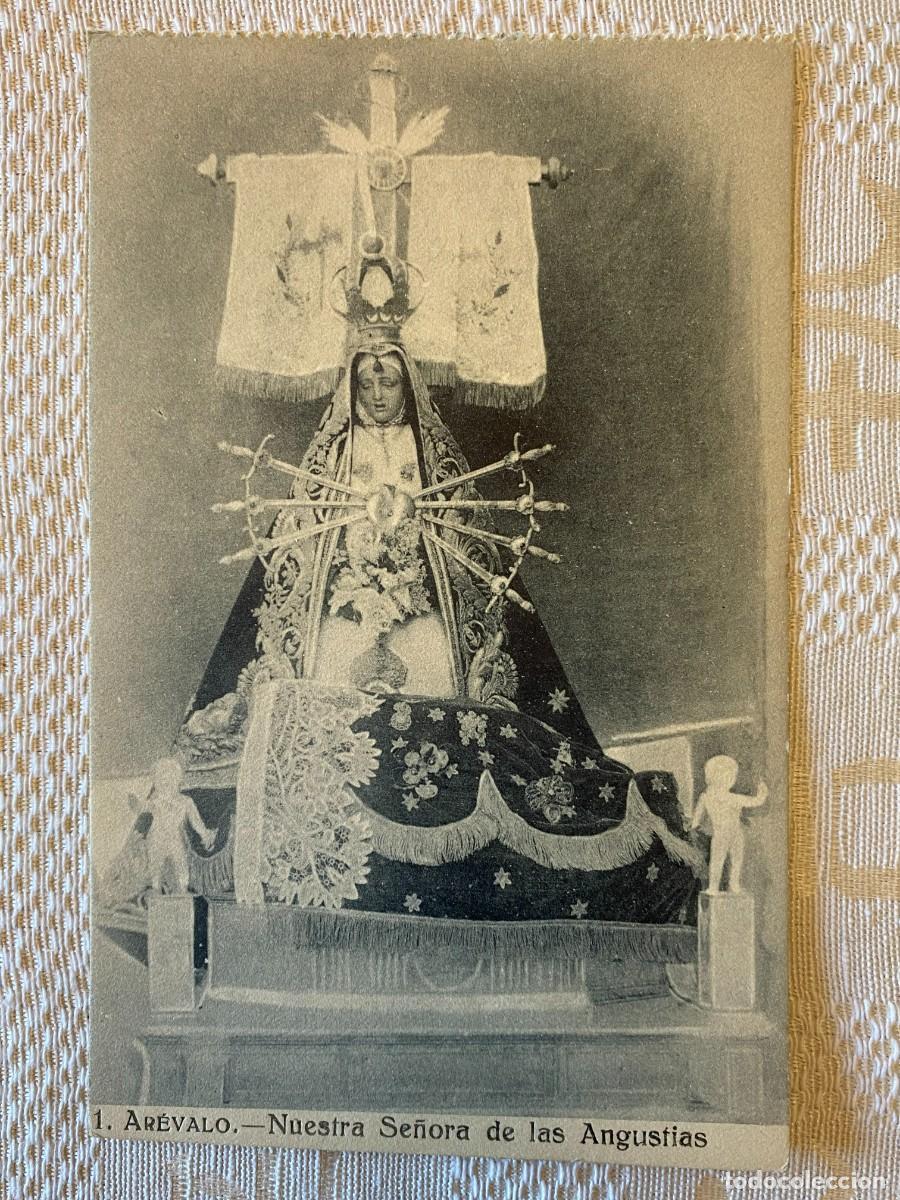 Postales: POSTAL DE NUESTRA SE&Ntilde;ORA DE LAS ANGUSTIAS, AREVALO, AVILA, N.1, ED. SANCHEZ, NO CIRCULADA.