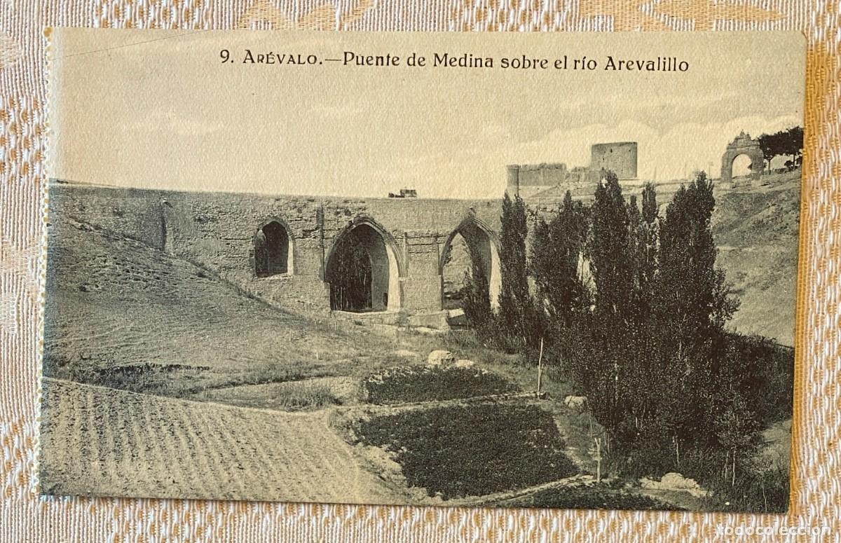 Postales: POSTAL DE AREVALO, AVILA, N.9, PUENTE DE MEDINA SOBRE EL RIO AREVALILLO, ED. SANCHEZ, NO CIRCULADA.