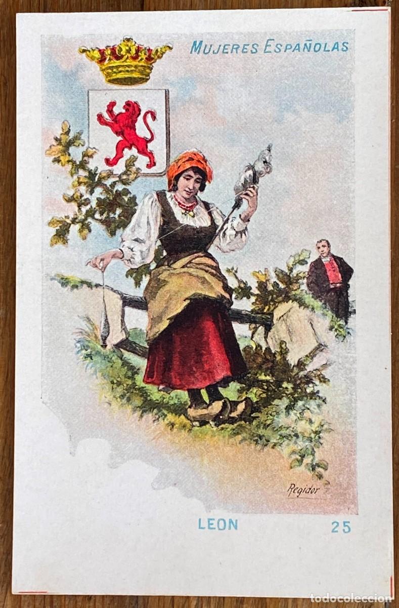 Postkarten: LEON, MUJERES ESPA&Ntilde;OLAS, N&ordm; 125, TARJETA POSTAL ARTISTICA ESPA&Ntilde;OLA. S. CALLEJA , SIN CIRCULAR Y SIN