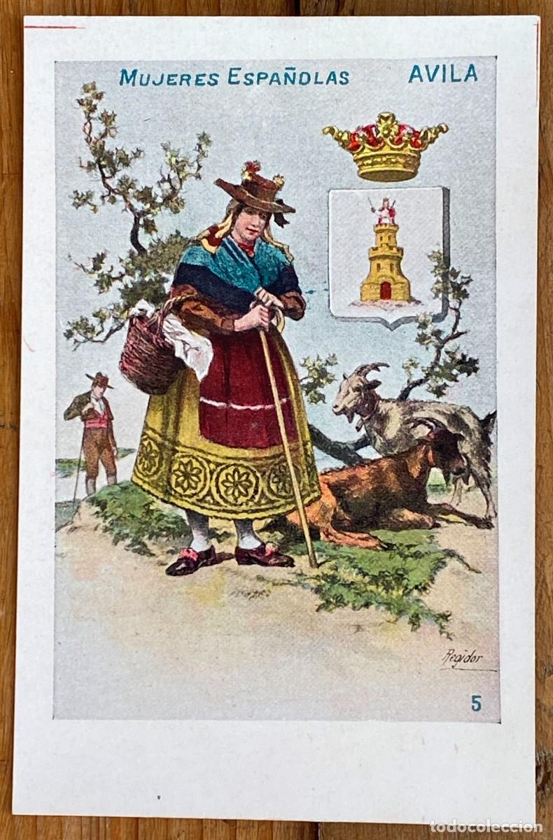 Postkarten: AVILA, MUJERES ESPA&Ntilde;OLAS, N&ordm; 105, TARJETA POSTAL ARTISTICA ESPA&Ntilde;OLA. S. CALLEJA , SIN CIRCULAR Y SIN