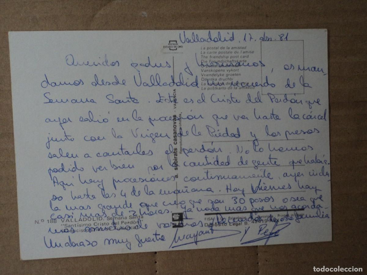 Postales: Sant&iacute;simo Cristo del Perd&oacute;n - Valladolid - - Foto 2