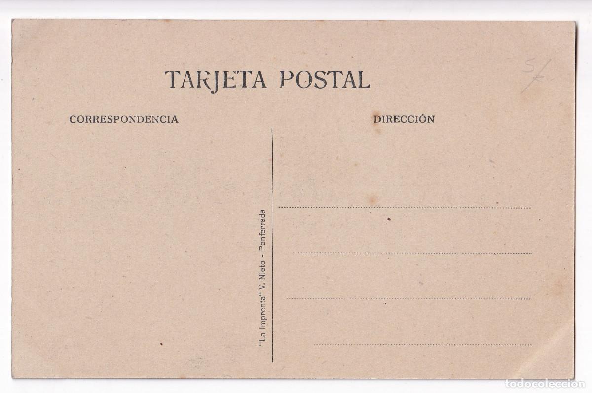 Postales: POSTAL. PONFERRADA. PORTADA DEL CASTILLO. LE&Oacute;N - Foto 2