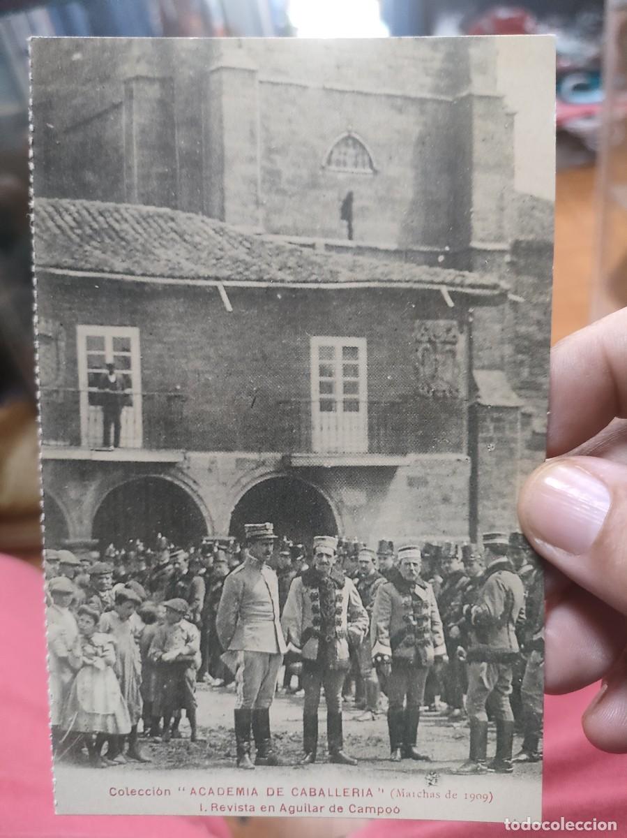 Postales: Postal Colecci&oacute;n ACADEMIA DE CABALLER&Iacute;A Marchas de 1909 N 44 DIARIO PALENTINO SC reproducci&oacute;n