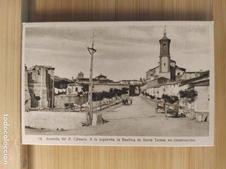 Postkarten: AVENIDA P.CAMARA A LA IZQUIERDA BASILICA DE SANTA TERESA EN CONSTRUCCION-POSTAL ANTIGUA-(104.703)