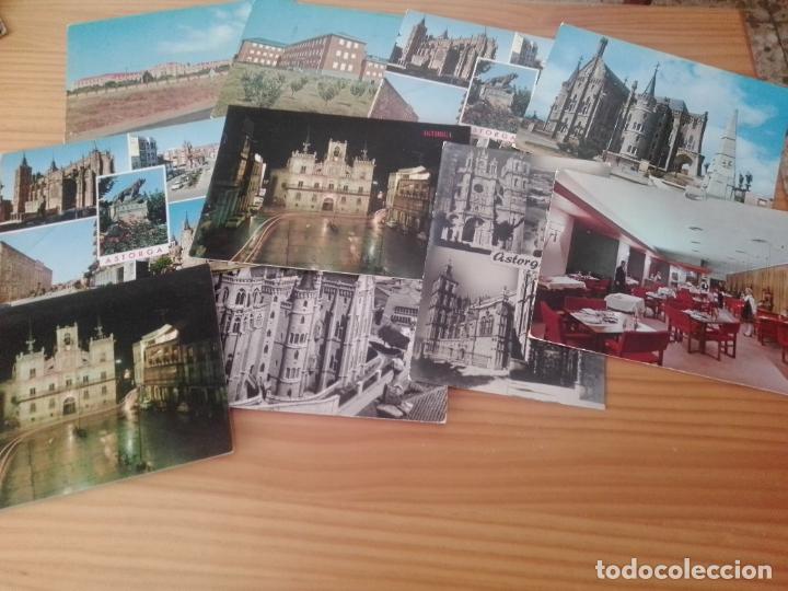 Postales: Astorga, Le&oacute;n. 10 postales - Foto 1