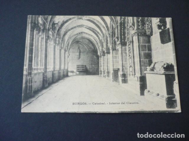 Postales: BURGOS CATEDRAL INTERIOR DEL CLAUSTRO - Foto 1
