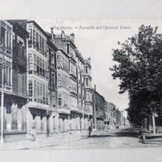 Postales: 1928 PALENCIA AVENIDA DEL GENERAL AMOR - EDICION Y FOTO E ALONSO