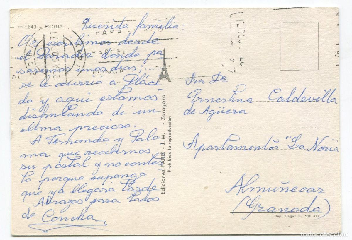 Postales: Soria. 643 Ed. Paris - J. M. - Foto 2