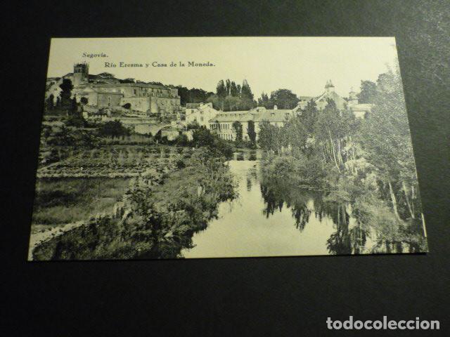 Postales: SEGOVIA RIO ERESMA Y CASA DE LA MONEDA - Foto 1