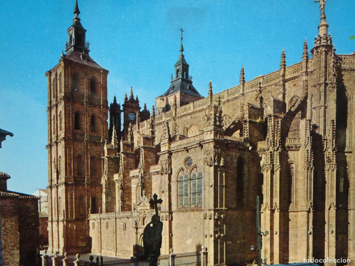 Postales: ASTORGA - LA CATEDRAL - Foto 1