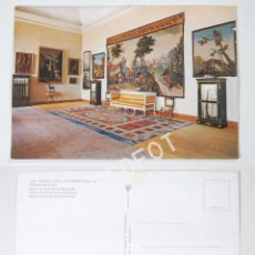 Postales: POSTAL - 104 PALACIO REAL DE RIOFRÍO (SEGOVIA) - MUSEO DE CAZA - CON ARRUGAS