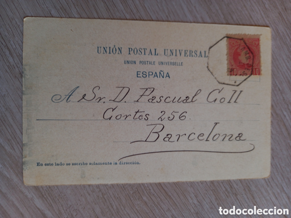 Postales: ANTIGUO POSTAL SEGOVIA MONUMENTO DE G&Uuml;ELL - Foto 2
