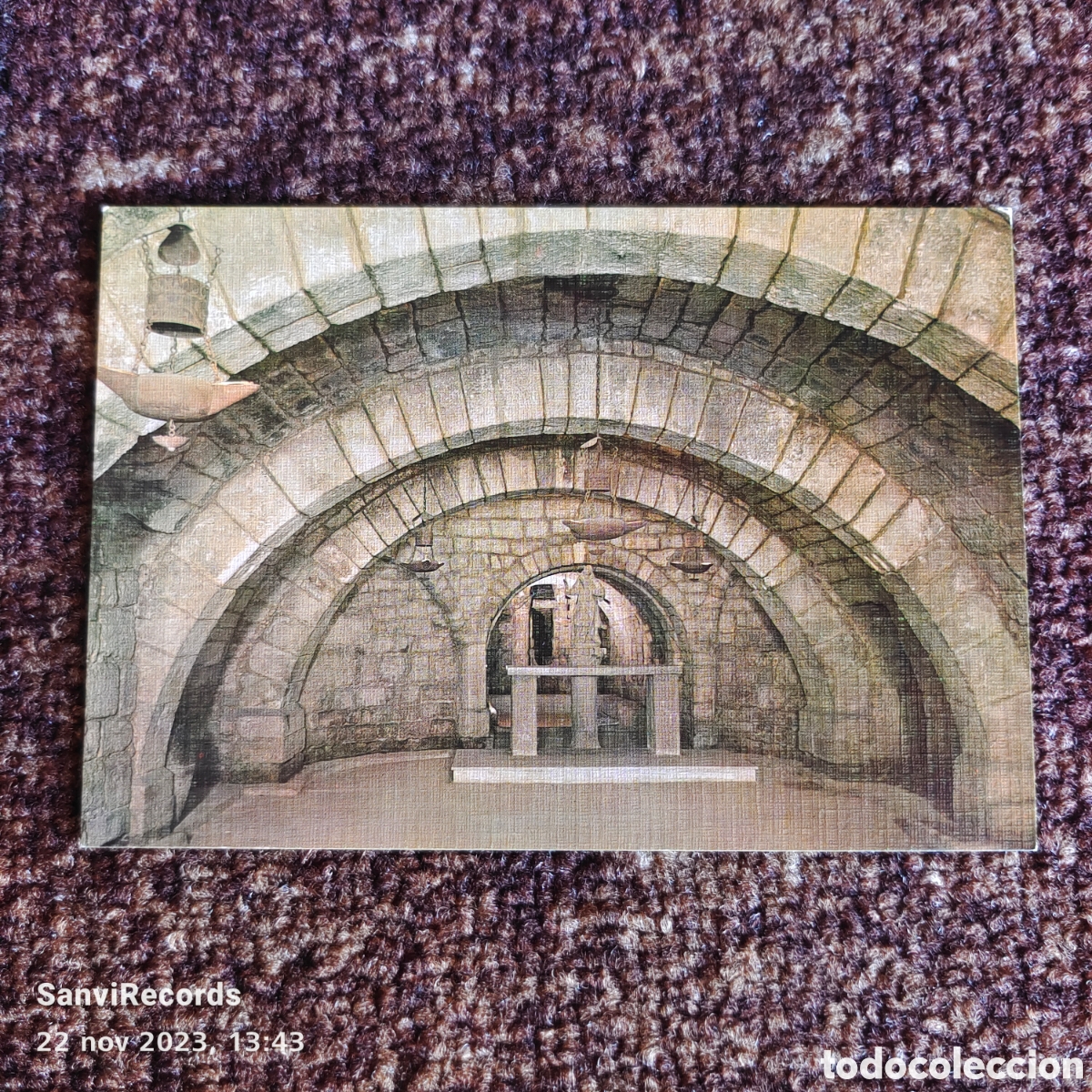 Postales: POSTAL: CRIPTA DE SAN ANTOL&Iacute;N , PALENCIA (CASTILLA Y LE&Oacute;N) - Foto 1