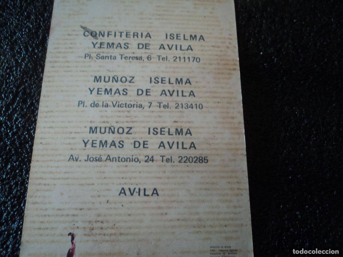 Postales: avila, CONFITERIA ISELMA. YEMAS DE AVILA - Foto 2