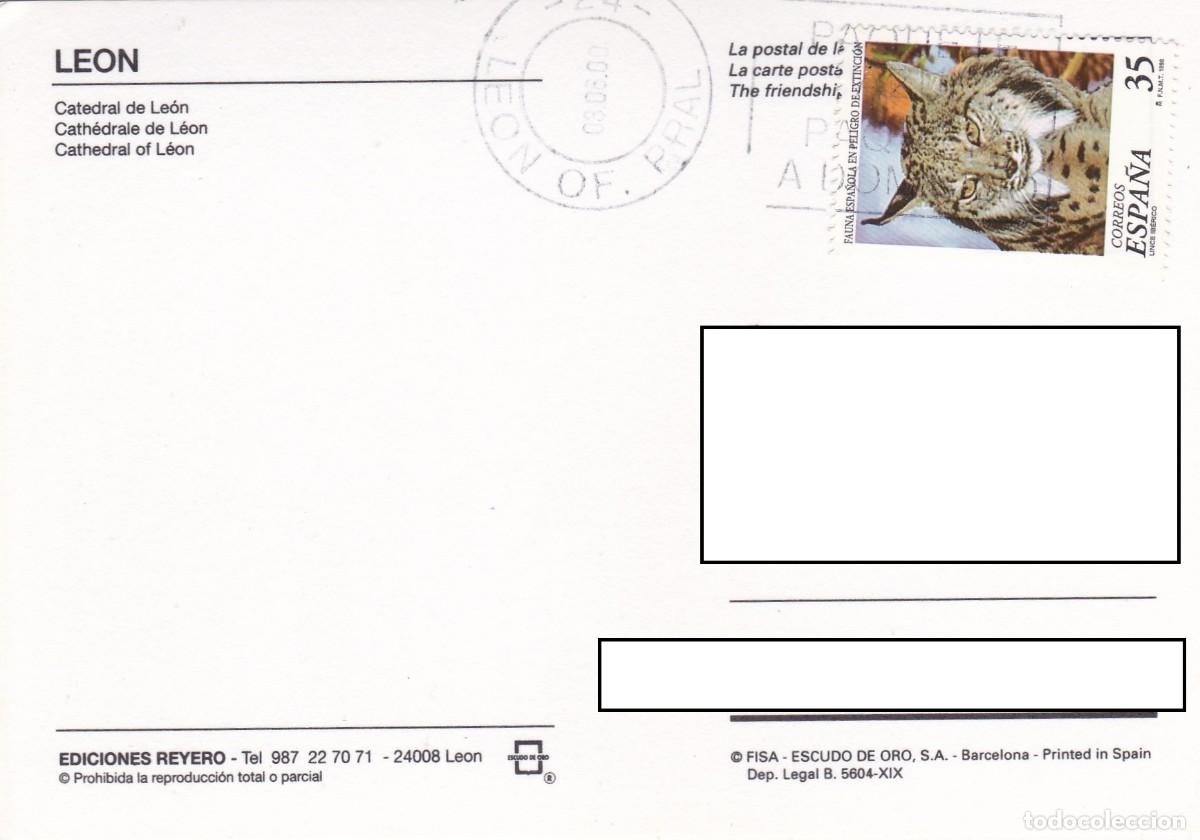 Postales: LEON. CATEDRAL DE LEON (1976) - Foto 2