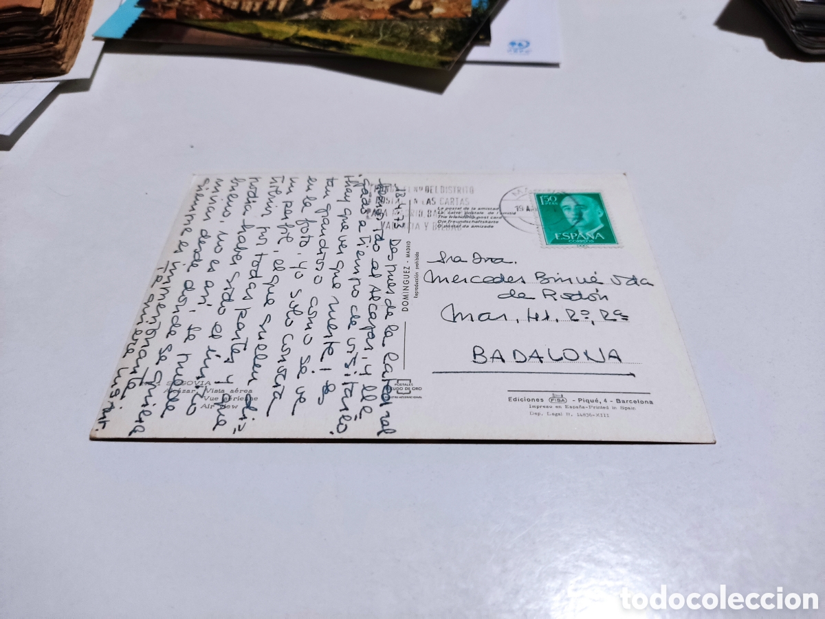 Postales: Postal Segovia castillo - Foto 2