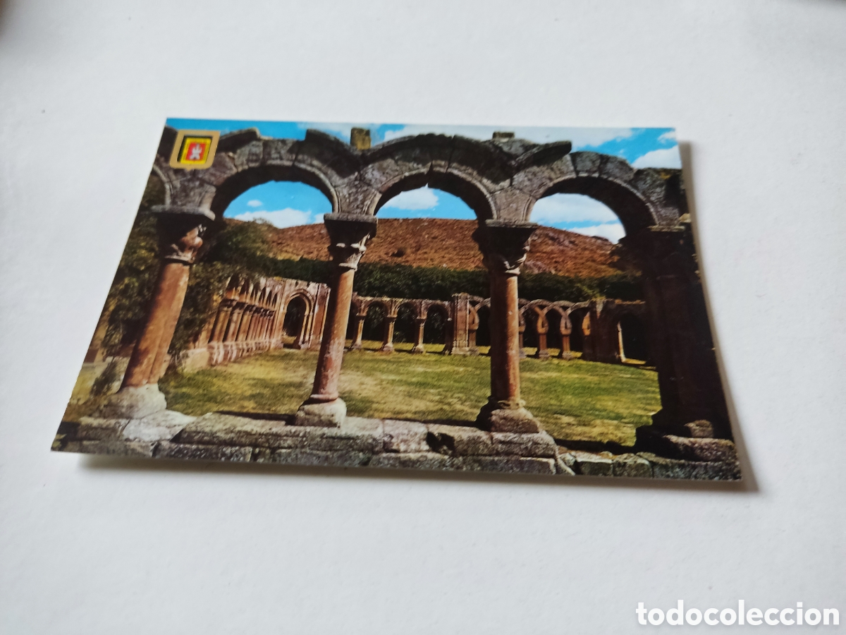 Postales: Postal monasterio San Juan de Duero claustro