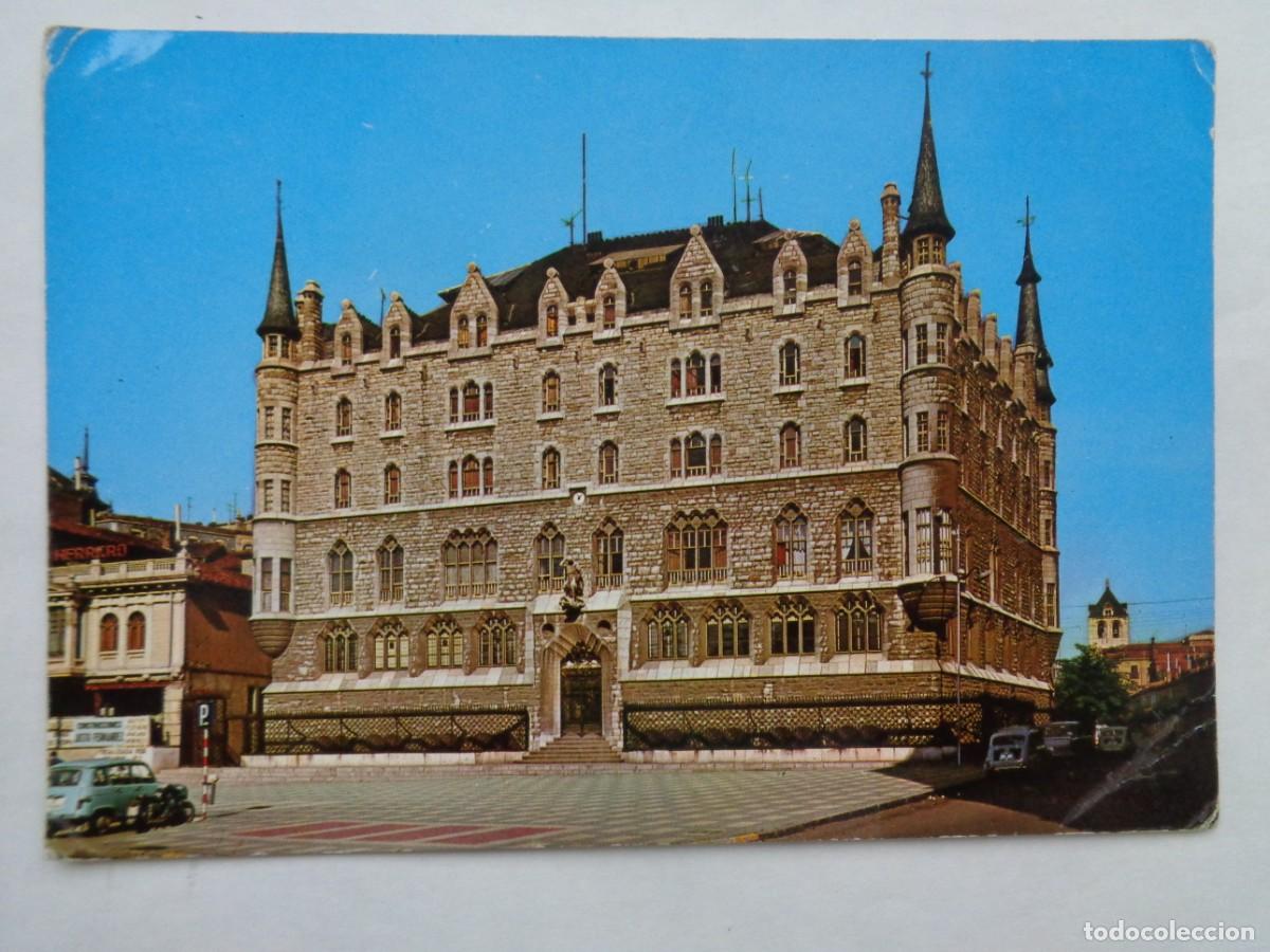 Postales: POSTAL DE LEON : EDIFICIO DE LA CAJA DE AHORROS ( GAUDI ) . A&Ntilde;OS 70 - Foto 1