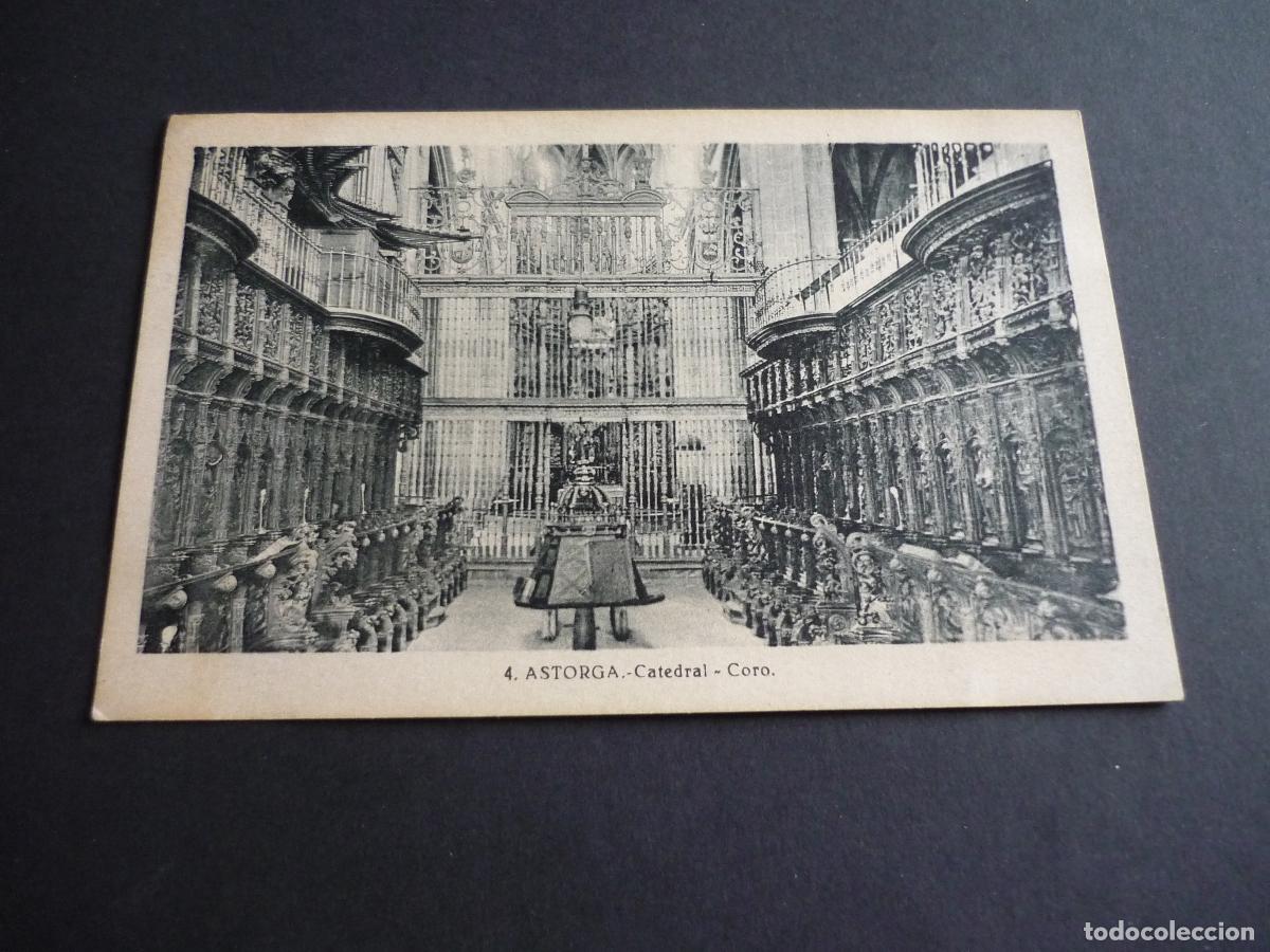 Postales: ASTORGA CATEDRAL CORO - Foto 1