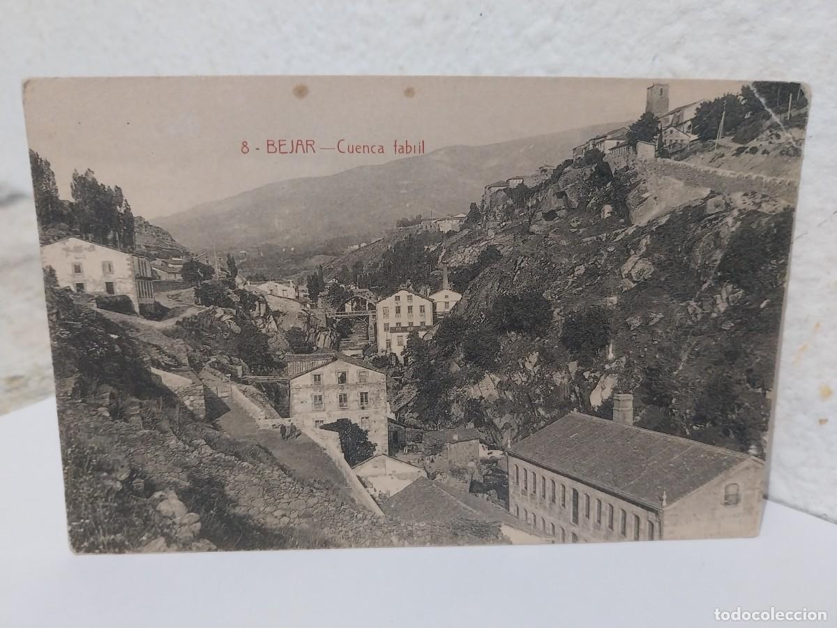 Postales: Antigua postal de Bejar,Cuenca fabril - Foto 1