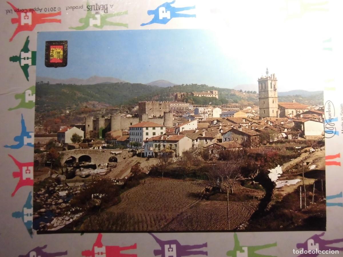 Postales: POSTAL ARENAS DE SAN PEDRO &Aacute;VILA VISTA PARCIAL DOM&Iacute;NGUEZ ESCUDO DE ORO