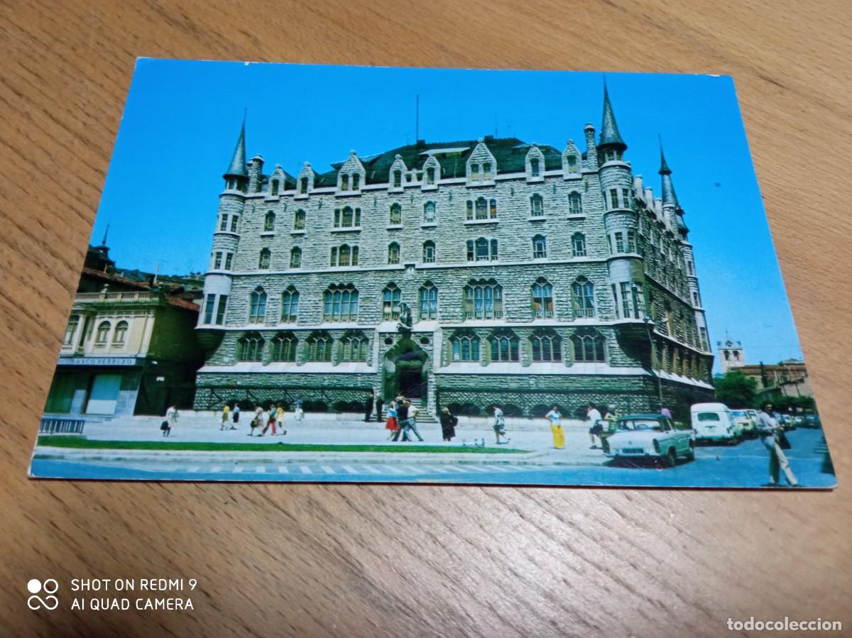 Postales: Leon Plaza Botines Edificio monte de piedad a&ntilde;o 1970 - Foto 1