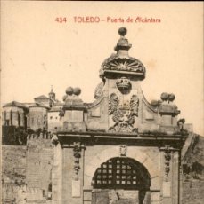 Postales: TOLEDO 434 PUERTA DE ALCANTARA FOTOTIPIA CASTAÑELA, ALVAREZ Y LEVENFELD MADRID