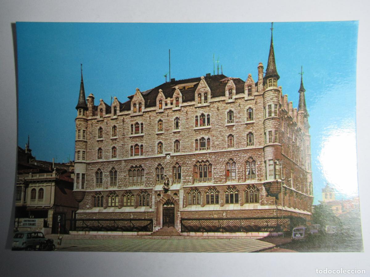 Postales: Le&oacute;n - Edificio de la Caja de Ahorros (Gaud&iacute;) - Foto 1
