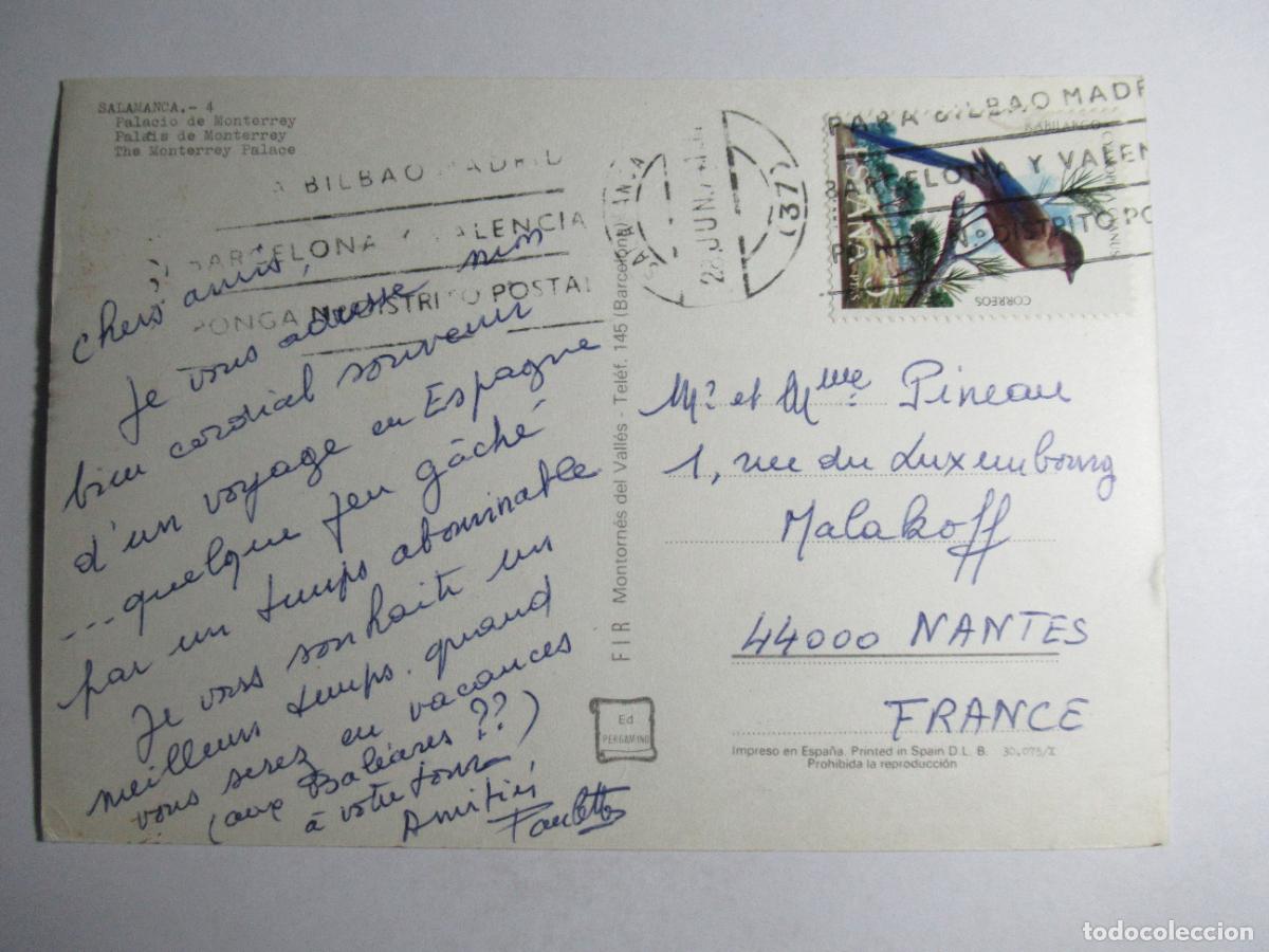 Postales: Salamanca - Palacio de Monterrey - Foto 2