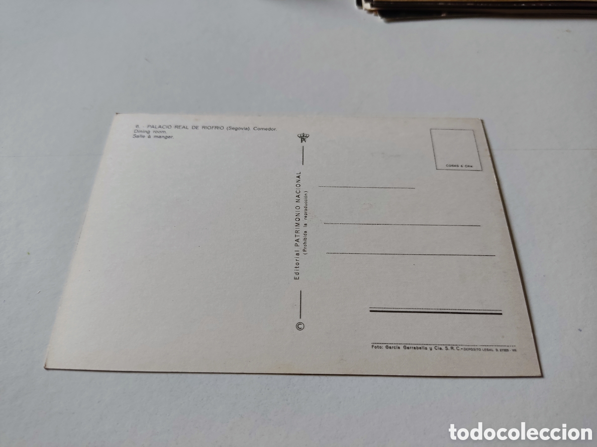 Postales: Postal palacio real de Riofrio - Foto 2