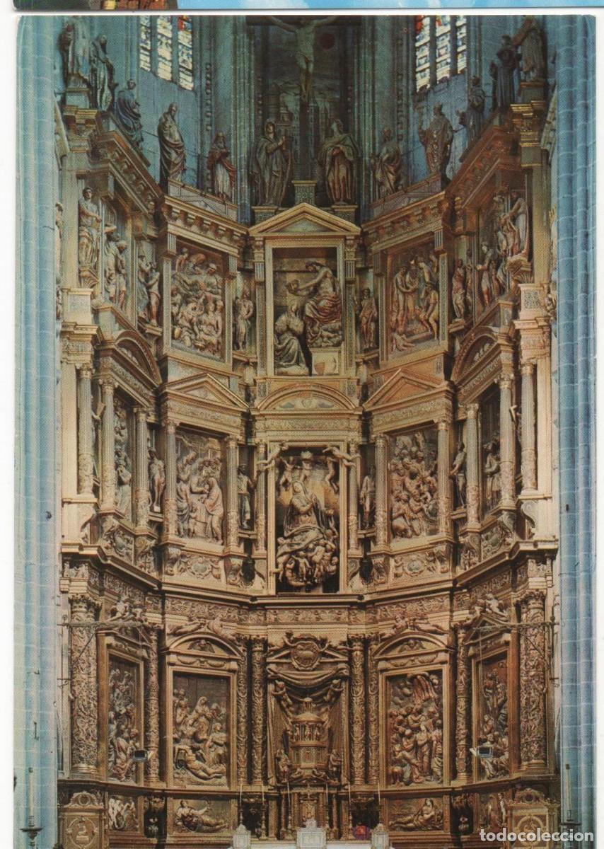 Postales: Astorga-Le&oacute;n-Retablo de la Catedral-sin circular- - Foto 1