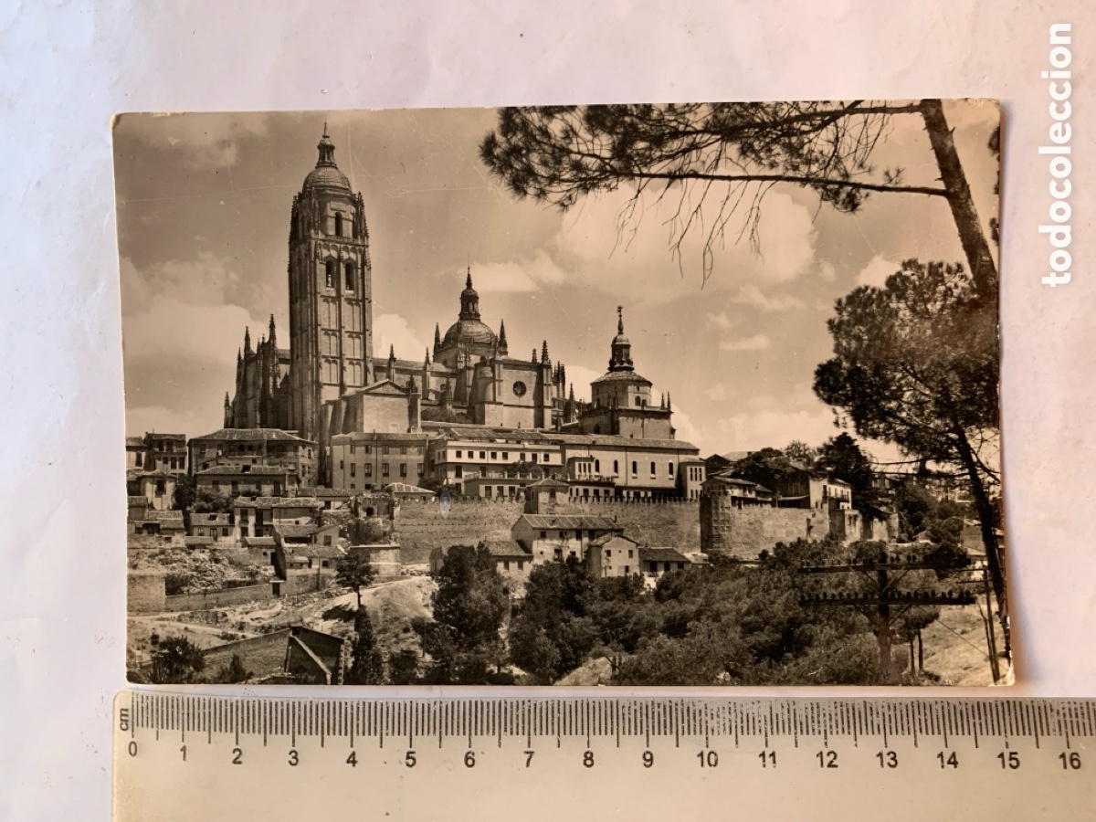Postales: POSTAL. SEGOVIA. C&Aacute;TEDRAL. H. A. E. JUNIO 1959. - Foto 1