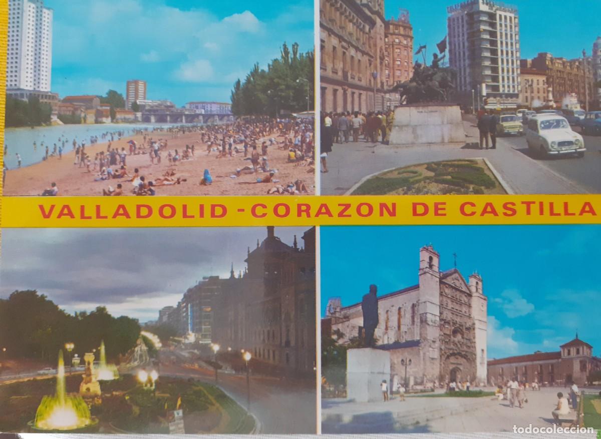 Postales: Postal circulada Valladolid Coraz&oacute;n de Castilla - Foto 1