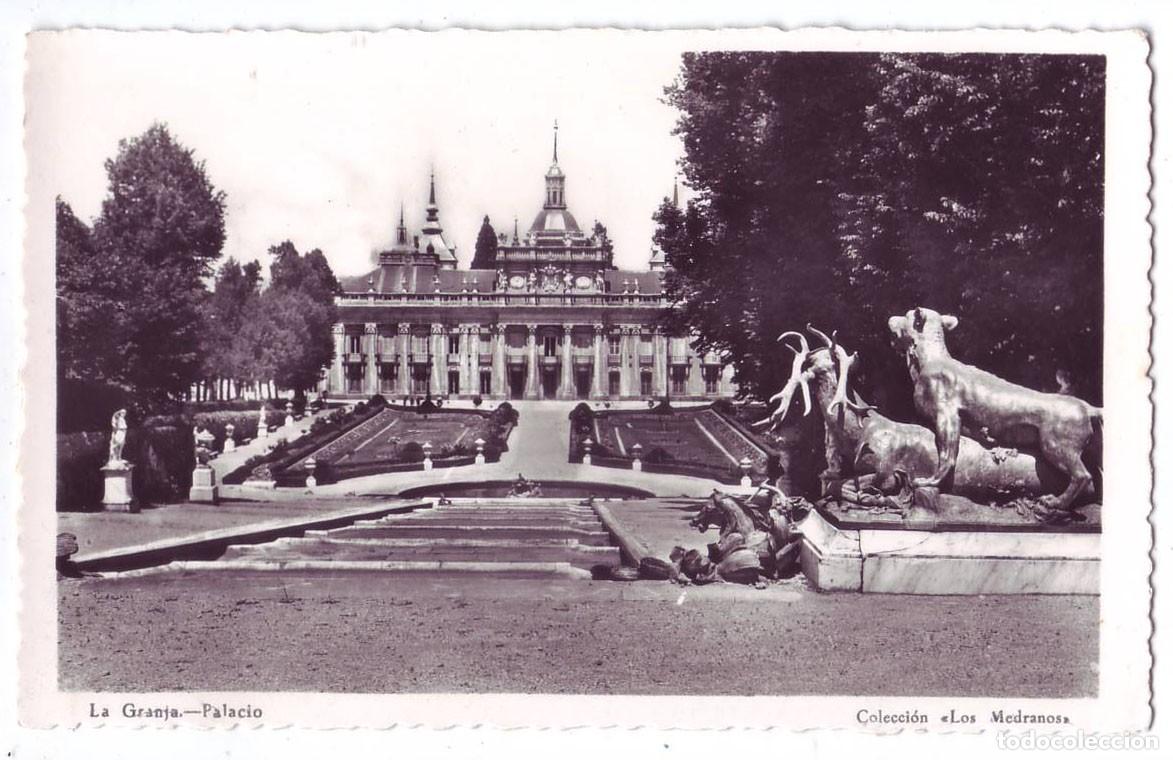Postales: La Granja (Segovia): Palacio. Colecci&oacute;n Los Medranos. No circulada (A&ntilde;os 50)