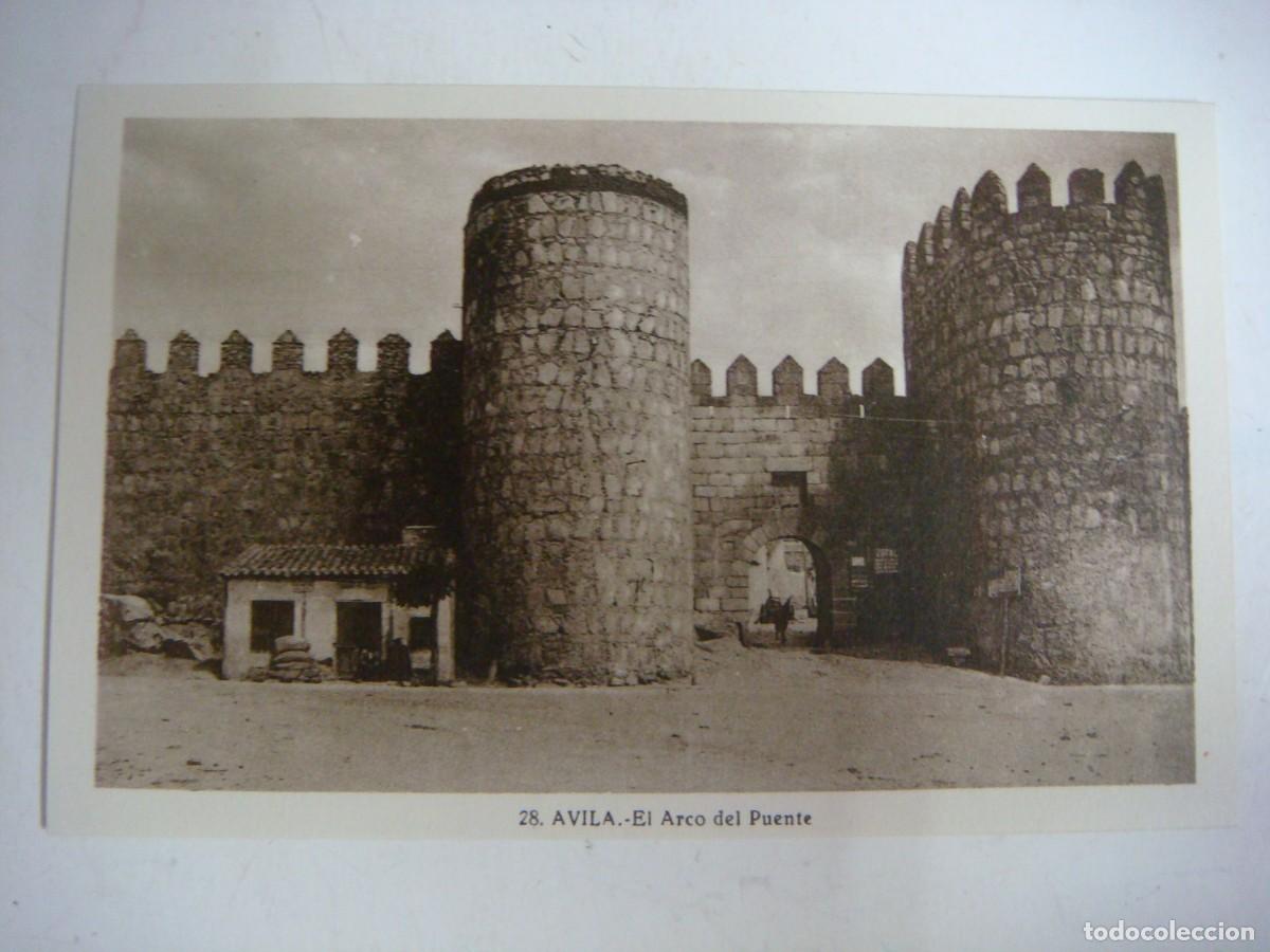 Postkarten: POSTAL DE AVILA EL ARCO DEL PUENTE-CAJ-POS-N&ordm;4-SOB-N&ordm;-2