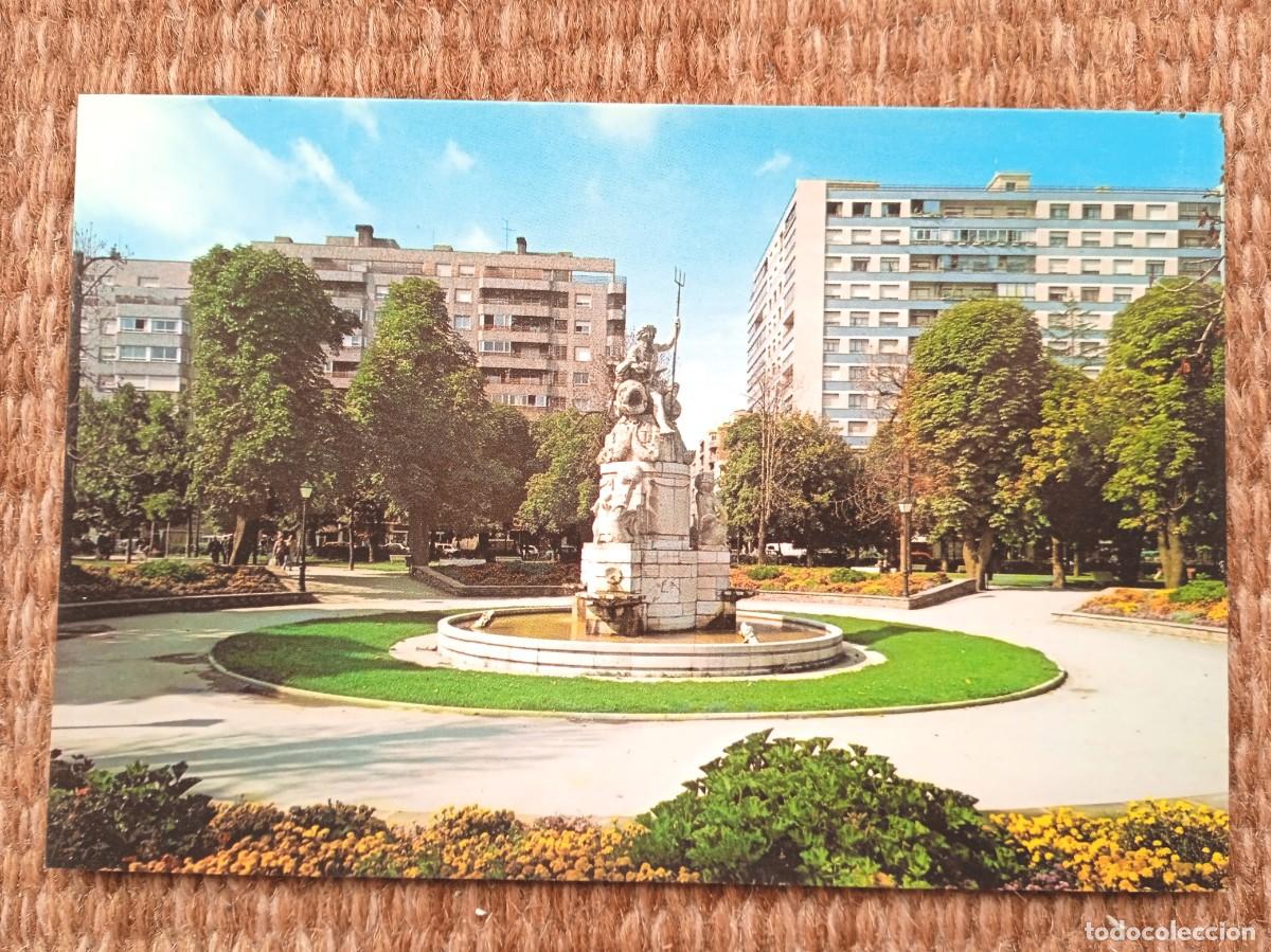 Postkarten: LEON - JARDIN DE SAN FRANCISCO - IMP. A.G. COBAS