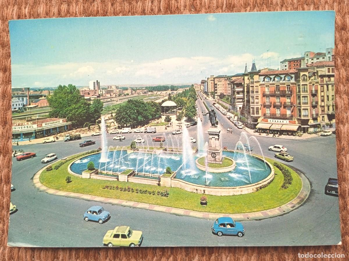 Postkarten: LEON - PLAZA DE GUZMAN EL BUENO - ED. HIJOS DE F. ALONSO