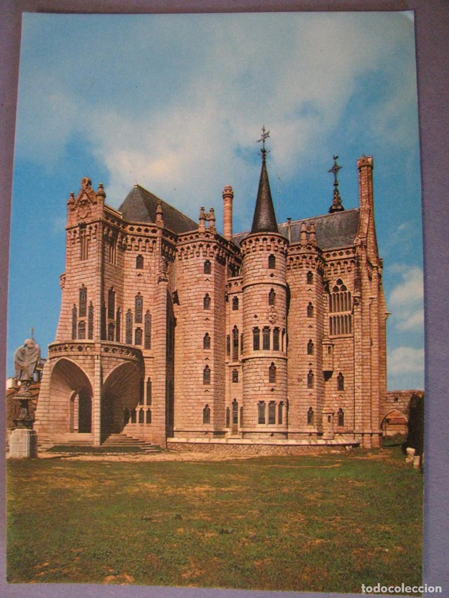 Postales: POSTAL DE ASTORGA. PALACIO EPISCOPAL ARRIBAS. - Foto 1