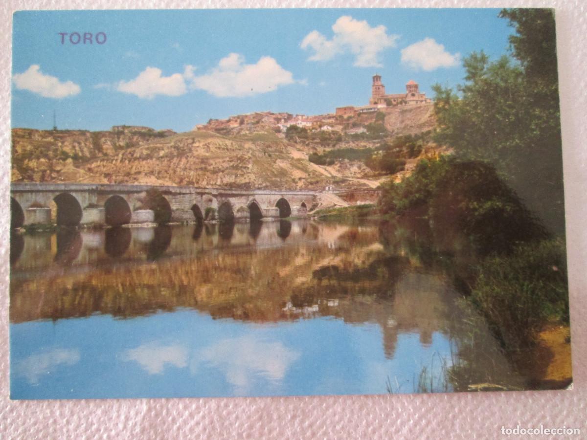 Postales: POSTAL ZAMORA - TORO - PUENTE ROMANO SOBRE EL RIO DUERO - ARRIBAS 1 - 1971 - SIN CIRCULAR
