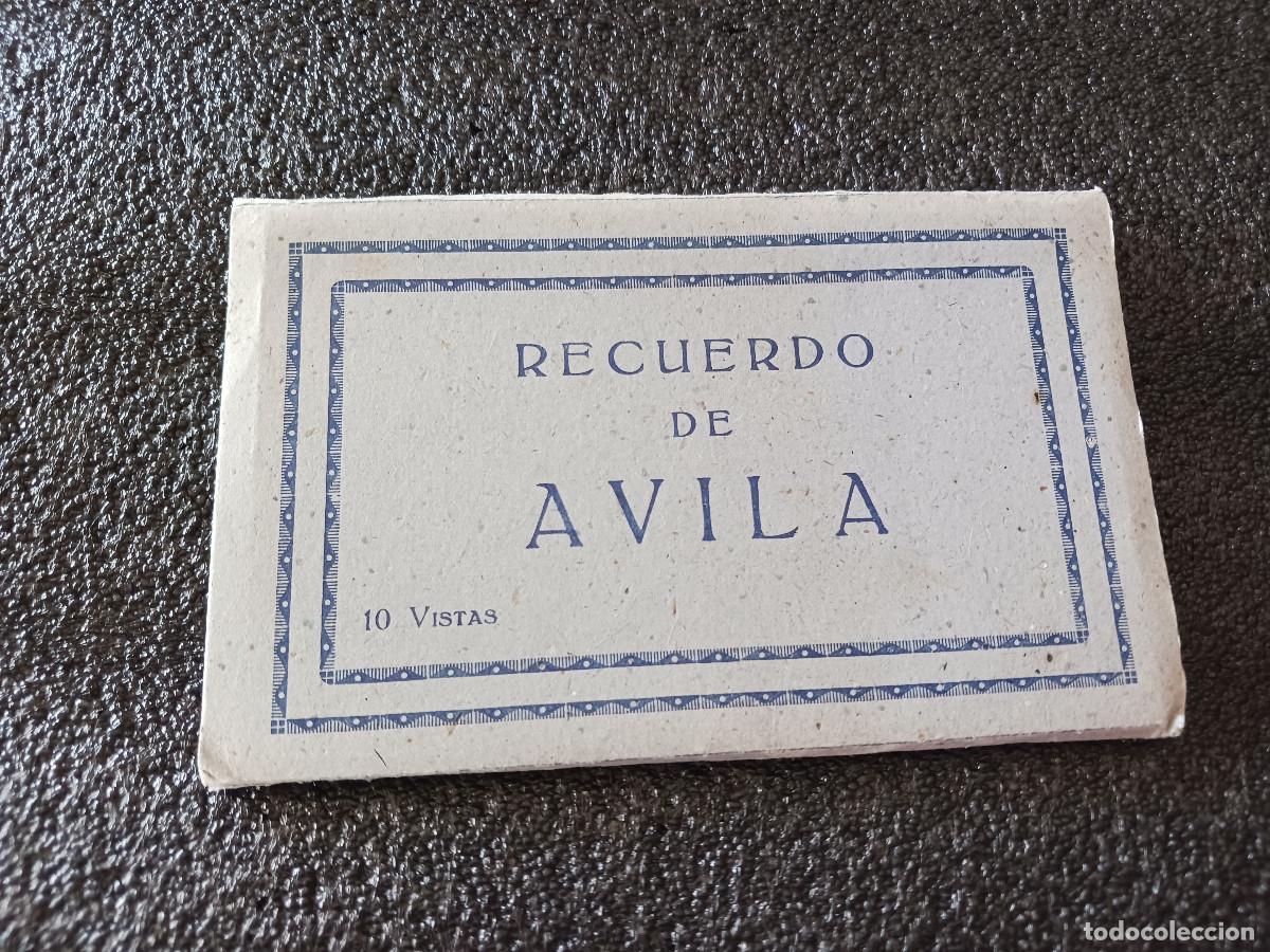 Postales: RECUERDO DE &Aacute;VILA . 10 VISTAS 1&ordm; SERIE EN ACORDE&Oacute;N
