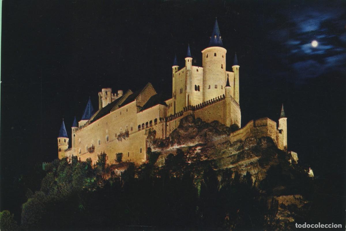 Postkarten: N&ordm; 83-SEGOVIA. Alc&aacute;zar. Aspecto nocturno. Sin circular. ED. GARC&Iacute;A GARRABELLA Y C&Iacute;A