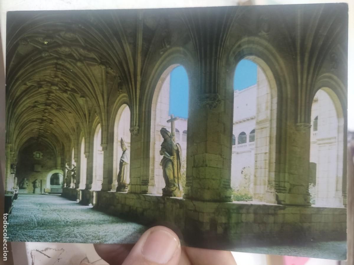 Postkarten: Postal LEON Hostal de San Marcos CLAUSTRO N 66 HIJOS DE F. ALONSO SC esquinas pel&iacute;n tocadas