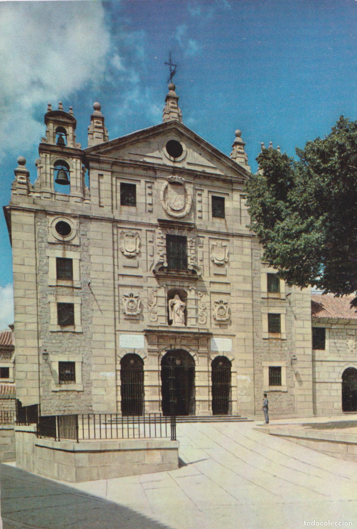 Postales: AVILA, FACHADA PRINCIPAL CONVENTO DE SANTA TERESA - GARCIA GARRABELLA N&ordm;610 - EDITADA EN 1961 - S/C