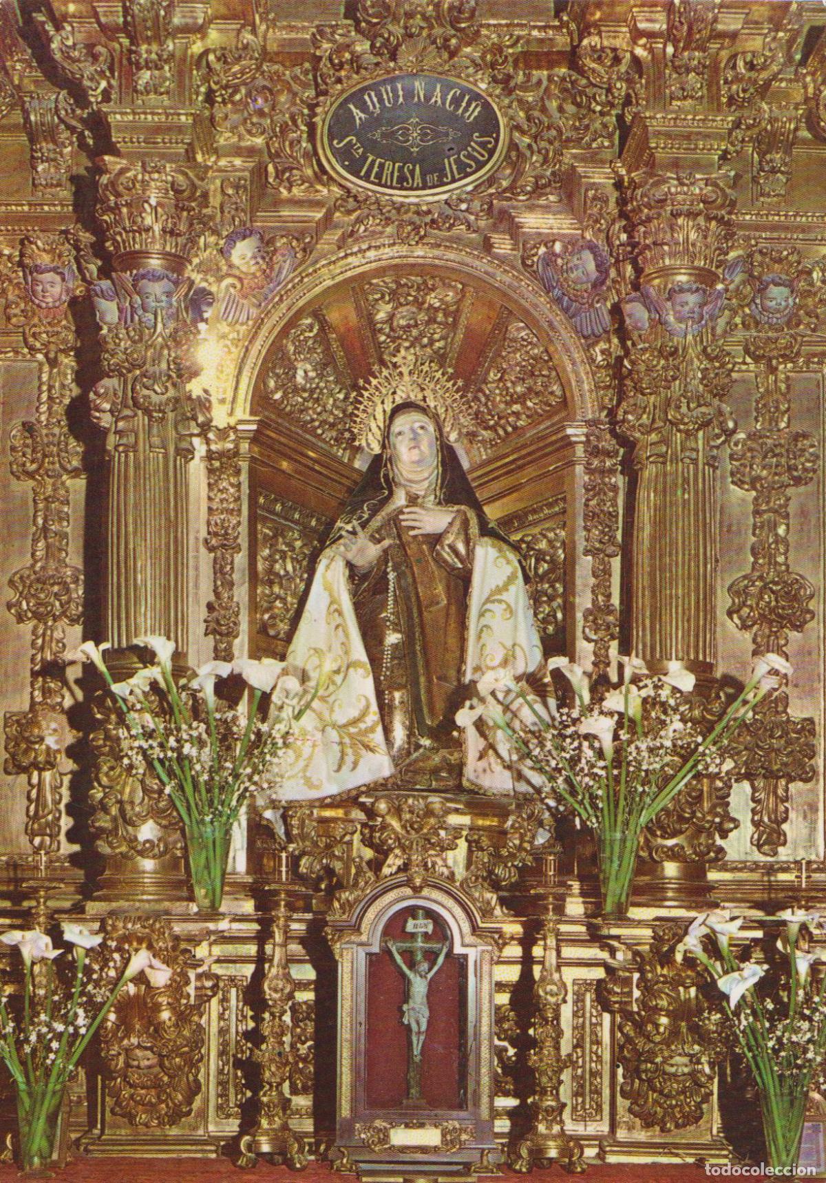 Postales: AVILA, IMAGEN DE SANTA TERESA - EDICIONES ARRIBAS N&ordm;2013 - S/C