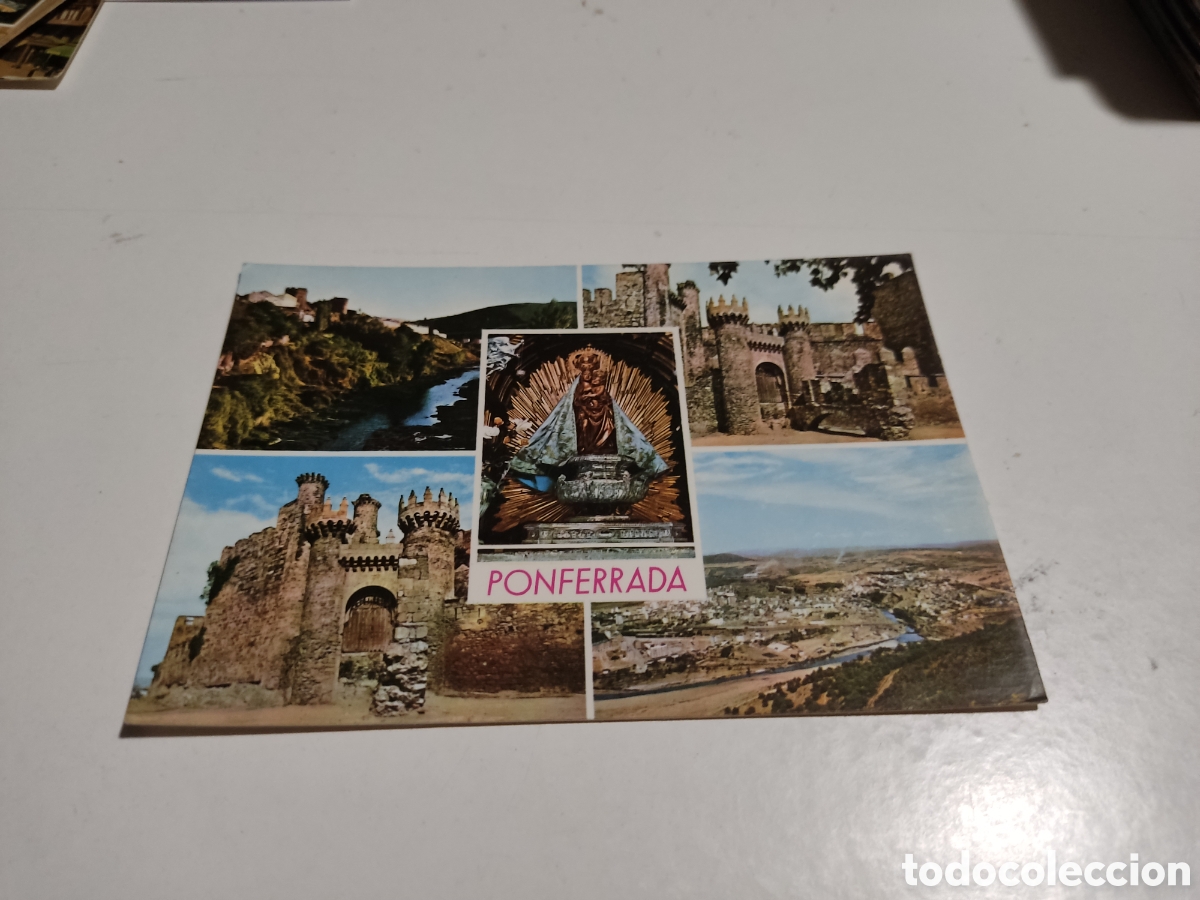 Postales: Postal Ponferrada virgen Castillo - Foto 1