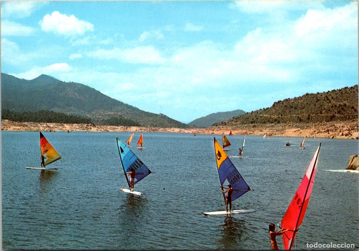 Postcards: Embalse de El Burguillo (&Aacute;vila) - Panor&aacute;mica - Candil 308 - 149x103mm - Windsurf