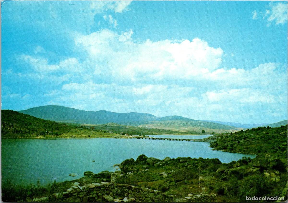 Cartes Postales: Pantano de Alberche (&Aacute;vila) - Vista panor&aacute;mica y Puente de la Galnata - Papelsa - 150x105mm