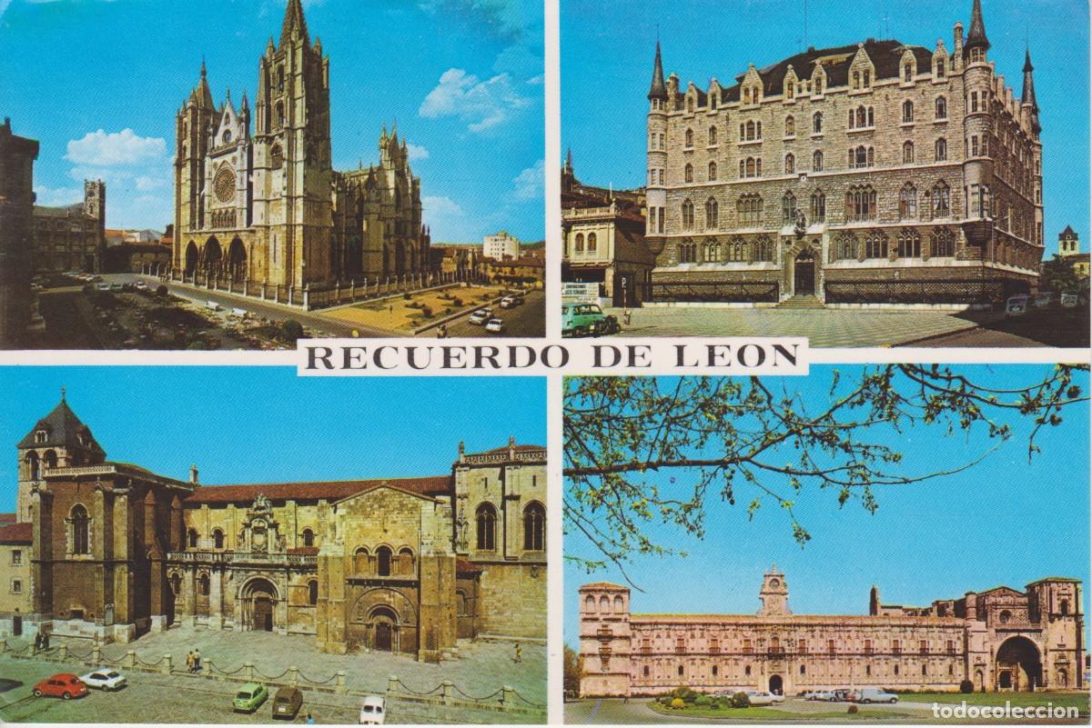 Postales: (21) RECUERDO DE LEON - Foto 1