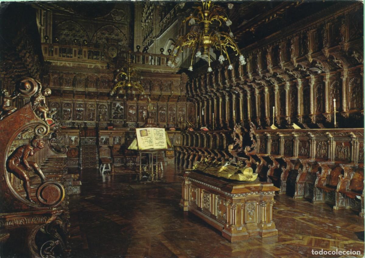 Cartes Postales: N&ordm; 71-BURGOS. Catedral. Coro. Borgo&ntilde;&oacute;n (Siglo XVI). Sin circular. ED. A. SUBIRATS CASANOVAS