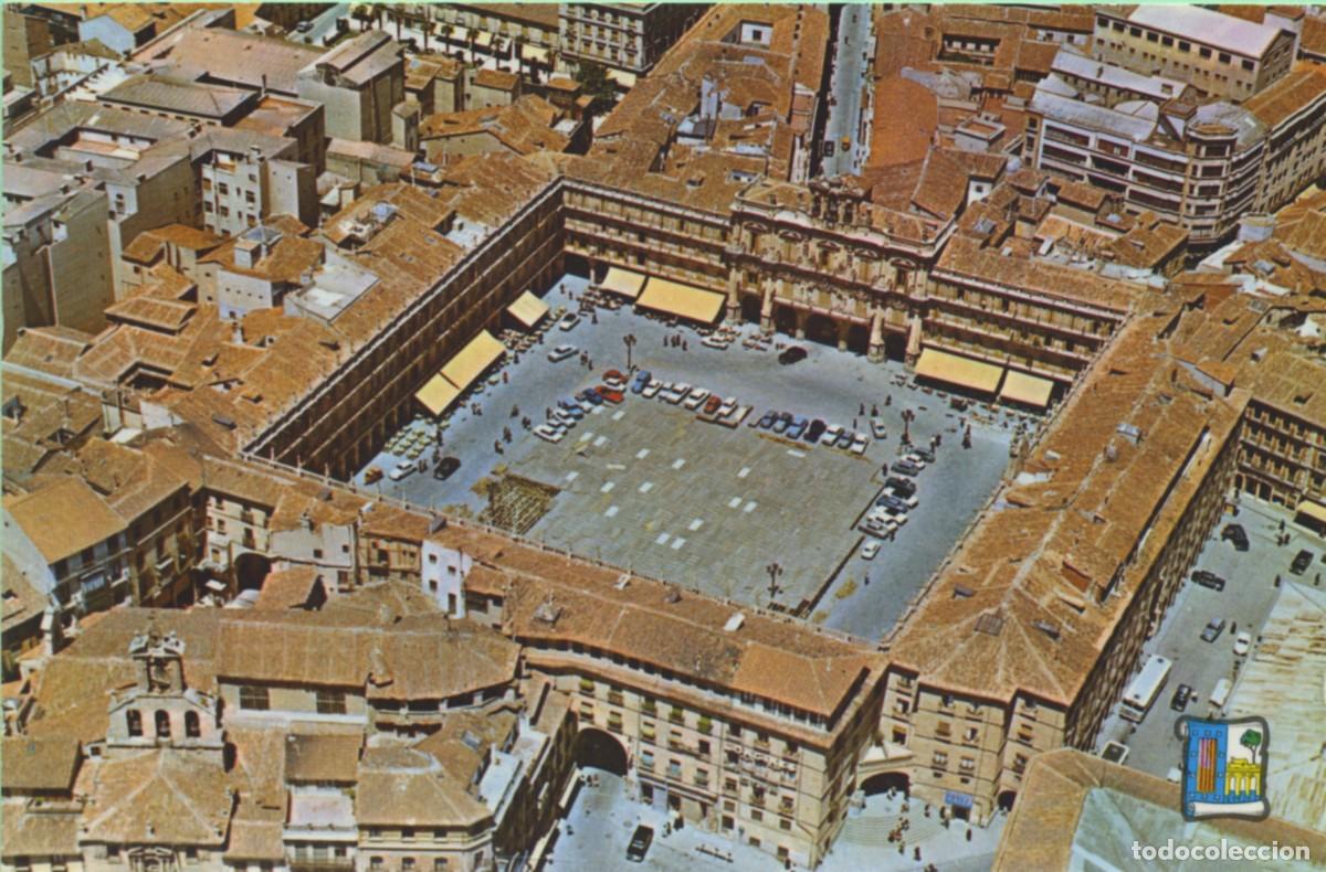 Cartes Postales: N&ordm; 84-SALAMANCA. Plaza Mayor. Vista a&eacute;rea. Circulada en 1986. ED. CERVANTES